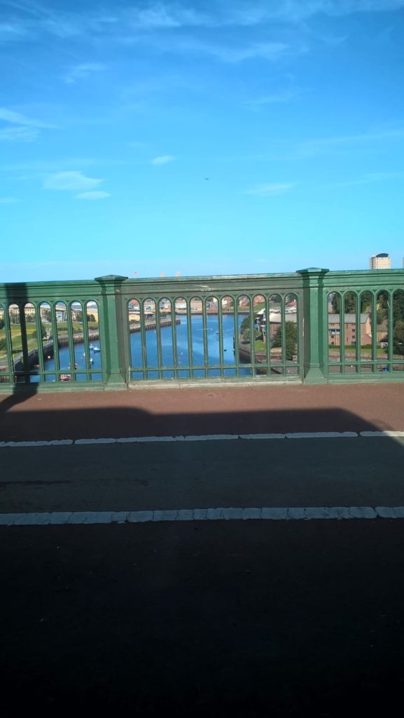 Sunderland bridge and view of the sea