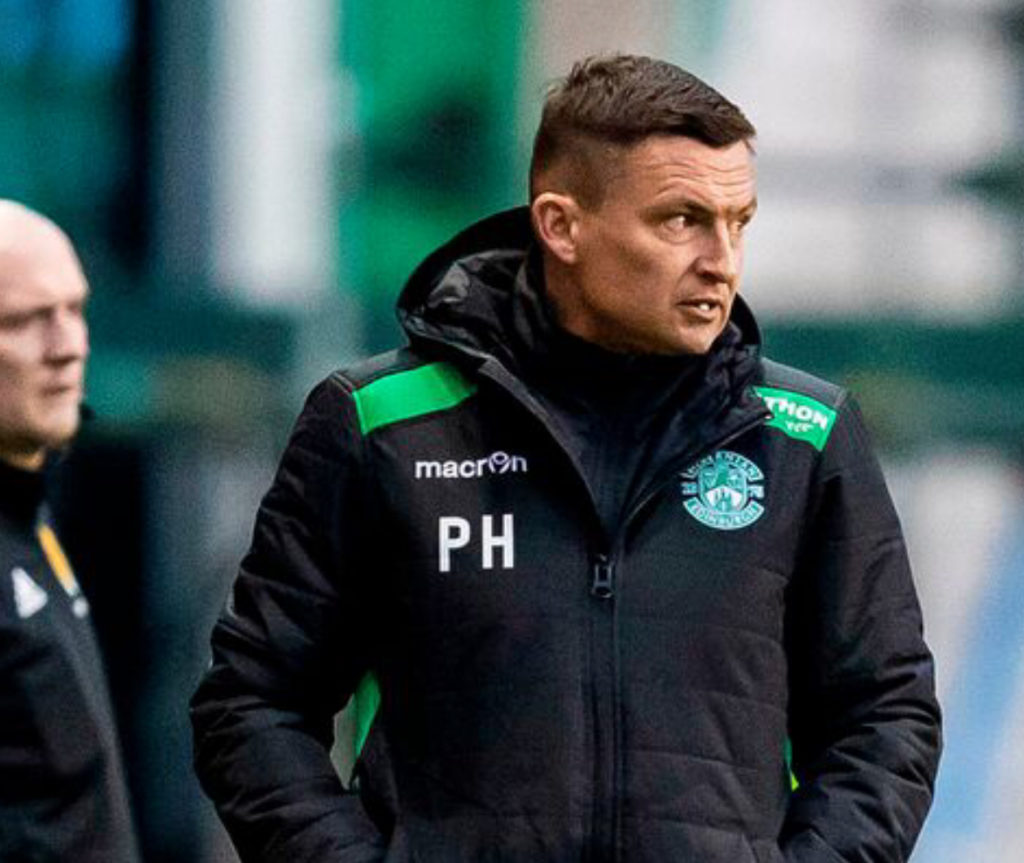 Paul heckingbottom outgoing Hibs Manager