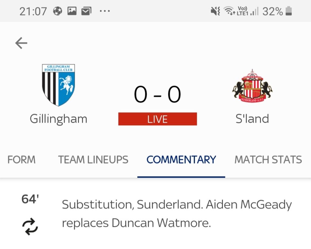 Gillingham Vs Sunderland... The Magic Of The Cup