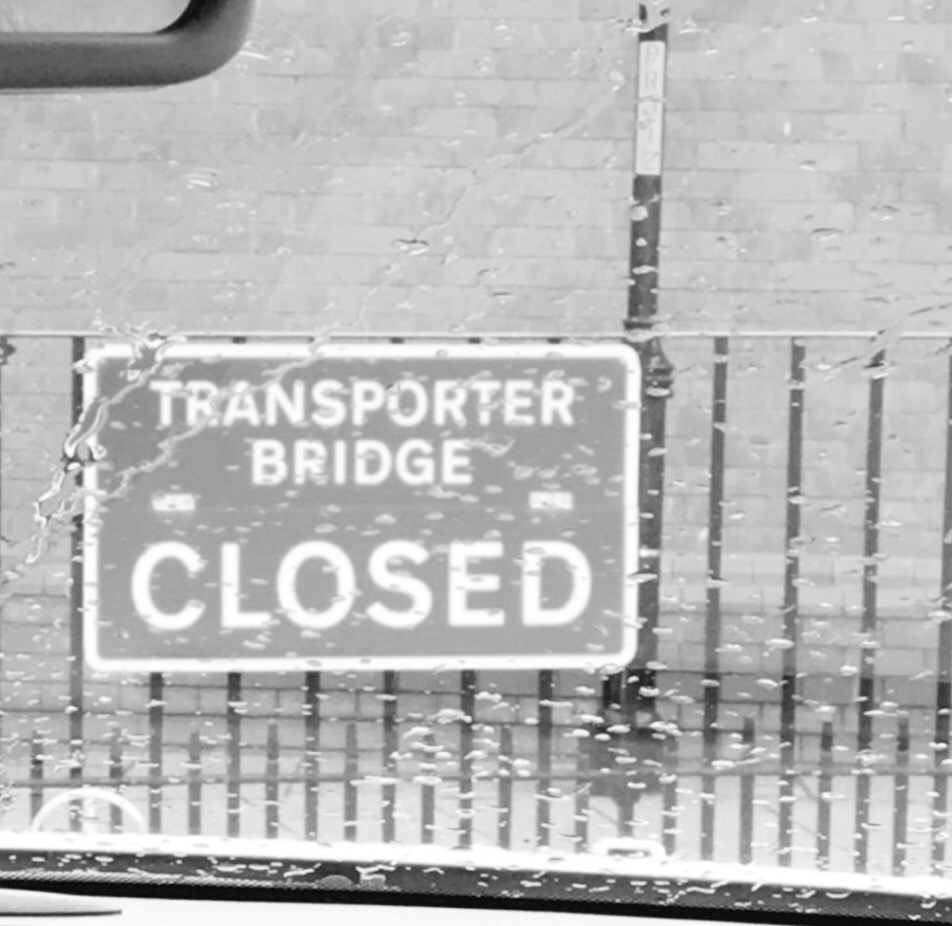 Middlesbrough transporter bridgeclosed