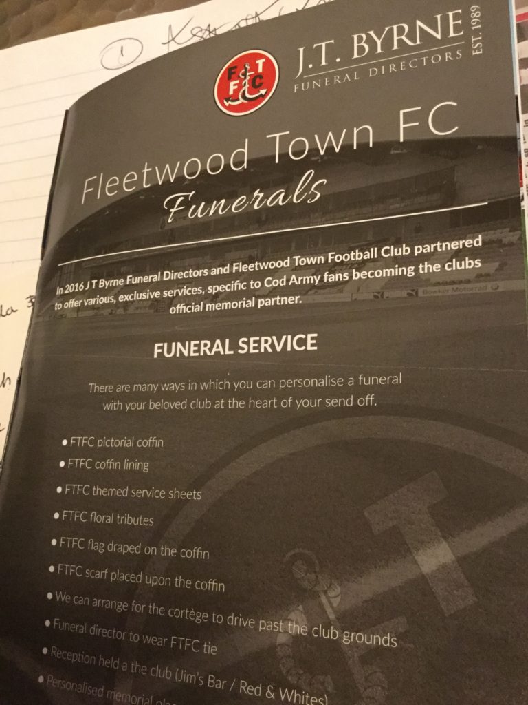 Fleetwood Town programme £1!!