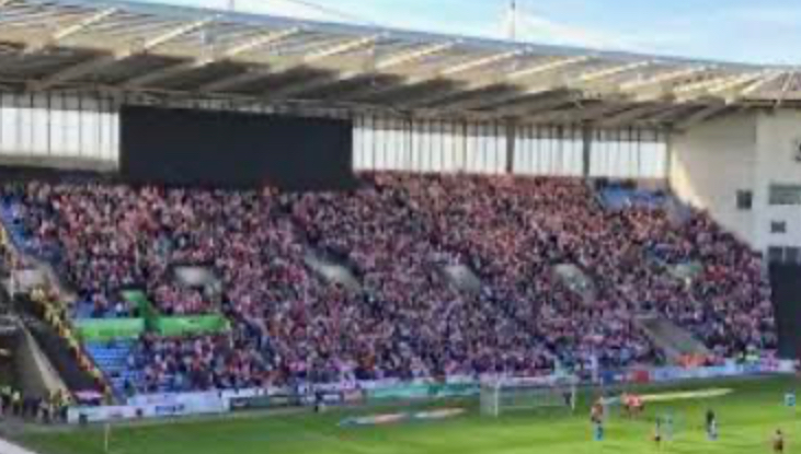 Coventry v Sunderland last season Sunderland took 6000 away fans