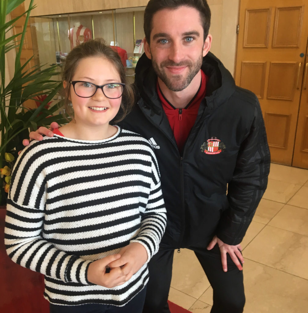 Will Grigg pictured the day after signing for Sunderland