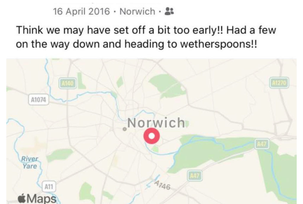 Norwich miles from anywhere