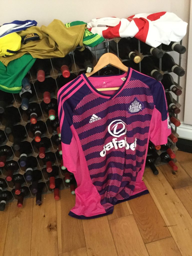Best Sunderland Away Kits Pink and Blue