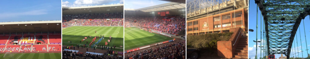 Sunny day in Sunderland as Sunderland go top of the virtual league 1