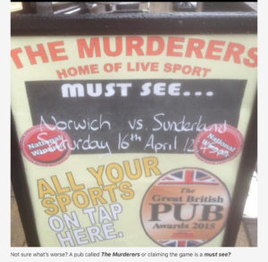 Sunderland away to Norwich must see game in the Murderer's